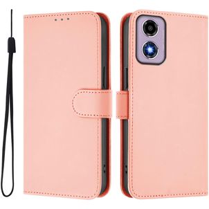 Mobigear Urban Wallet Housse Motorola Moto E14 Etui Porte-Monnaie - Rose