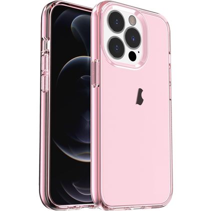 Mobigear Crystal Coque iPhone 15 Pro Max Coque arrière Rigide - Rose