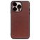 Mobigear Excellent Coque iPhone 14 Pro Coque arrière Rigide - Marron