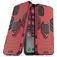 Mobigear Armor Ring Coque iPhone 11 Coque arrière Rigide Anti-Chocs avec Anneau-Support - Rouge