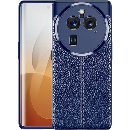 Mobigear Luxury Coque OPPO Find X6 Pro Coque arrière en TPU Souple - Bleu