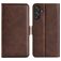 Mobigear Slim Magnet Housse Samsung Galaxy M55 Etui Porte-Monnaie - Marron