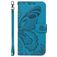 Mobigear Butterfly Housse Samsung Galaxy S25 Etui Porte-Monnaie - Bleu