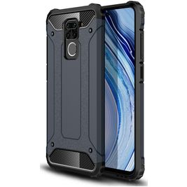 Mobigear Outdoor Coque Xiaomi Redmi Note 9 Coque arrière Rigide Anti-Chocs - Dark Blue