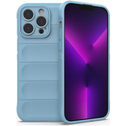 Mobigear Bumpy Coque iPhone 14 Pro Max Coque arrière en TPU Souple - Bleu