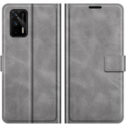 Mobigear Wallet Housse Realme GT Etui Porte-Monnaie - Gris