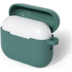 Mobigear Colors Coque Apple AirPods Pro 3 en Silicone Souple - Pine Green