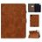 Mobigear Folio Coque iPad Air 5 (2022) Etui + Porte-crayon - Marron