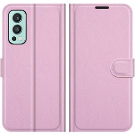 Mobigear Classic Housse OnePlus Nord 2 Etui Porte-Monnaie - Rose