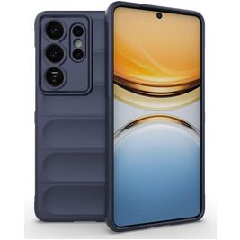 Mobigear Bumpy Coque Samsung Galaxy S26 Ultra Coque arrière en TPU Souple - Dark Blue