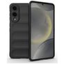 Mobigear Bumpy Coque Samsung Galaxy S25 Edge Coque arrière en TPU Souple - Noir