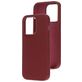 Mobiparts Coque iPhone 14 Pro Coque arrière en Silicone - Plum Red