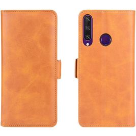 Mobigear Slim Magnet Housse Huawei Y6p Etui Porte-Monnaie - Cognac
