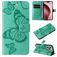 Mobigear Butterfly Housse iPhone 16 Pro Etui Porte-Monnaie - Vert