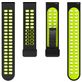 Mobigear Sport Plus Mag Bracelet Silicone Smartwatch Fermeture magnétique - Connexion universelle de 22 mm - Noir / Vert