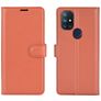 Mobigear Classic Housse OnePlus Nord N10 5G Etui Porte-Monnaie - Marron