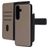 Mobiparts Housse Samsung Galaxy S25 Etui avec Coque Détachable en Cuir Véritable Porte-Monnaie - Taupe