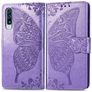 Mobigear Butterfly Housse Samsung Galaxy A70 Etui Porte-Monnaie - Violet