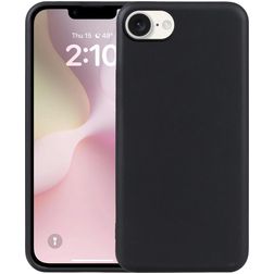 Mobigear Basics Coque iPhone 16e Coque arrière en TPU Souple - Noir