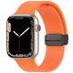 Mobigear Sport Mag Bracelet Silicone Apple Watch Fermeture magnétique - 42/41/40/38 mm - Orange