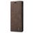 Caseme 013 Housse Samsung Galaxy A71 Etui Porte-Monnaie - Marron