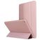 Mobigear Tri-Fold Gel Coque iPad 7 (2019) Etui en TPU,Similicuir - Rose doré