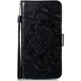 Mobigear Mandala Housse Huawei P40 Etui Porte-Monnaie - Noir