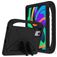 Mobigear AeroArmor Coque Lenovo Tab P12 Coque de tablette pour enfants avec Poignée Enfants en EVA + Porte-crayon - Noir