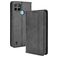 Mobigear Sensation Housse Realme C21Y Etui Porte-Monnaie - Noir