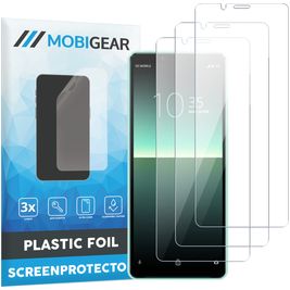 Mobigear Sony Xperia 10 II Protection d'écran Film - Compatible Coque (Lot de 3)