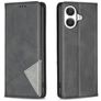 Mobigear Rhombus Slim Housse iPhone 17 Etui - Noir