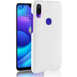 Mobigear Croco Coque Xiaomi Redmi 7 Coque arrière Rigide - Blanc