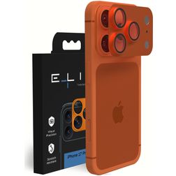 Elite iPhone 17 Pro Max Aluminum Protection Caméra - Compatible Coque - Orange