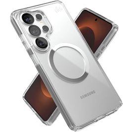 Speck Presidio2 Coque Transparente Samsung Galaxy S26 Ultra MagSafe Coque arrière Rigide Anti-Chocs - Transparent