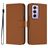 Mobigear Urban Wallet Housse OPPO Reno 12 Pro Etui Porte-Monnaie - Marron