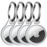 ITSkins AirCover Coque Apple AirTag Porte-clés en en TPU Souple - Blanc