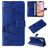 Mobigear Butterfly Housse iPhone 16 Plus Etui Porte-Monnaie - Bleu