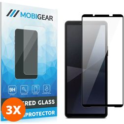 Mobigear Premium Sony Xperia 10 VI Verre trempé Protection d'écran - Compatible Coque (Lot de 3)