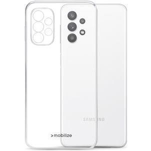 Mobilize Gelly Coque Transparente Samsung Galaxy A32 5G Coque arrière en TPU Souple - Transparent