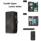 Caseme 008 Housse iPhone SE (2020) Etui avec Coque Détachable Porte-Monnaie - Noir