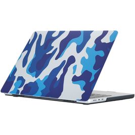 Mobigear Design MacBook Air 15 Pouces (2023-2025) Coque - Sea Camauflage - Model A2941 / A3114 / A3241