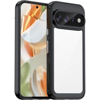 Mobigear Crystal Coque Google Pixel 11 Pro Coque arrière Rigide - Noir