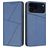 Mobigear Frosted Flip Housse iPhone 17 Pro Max Etui Porte-Monnaie - Bleu