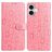 Mobigear Flowers Housse iPhone 17 Etui Porte-Monnaie - Rose