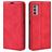 Mobigear Retro Slim Housse Motorola Moto G42 Etui Porte-Monnaie - Rouge