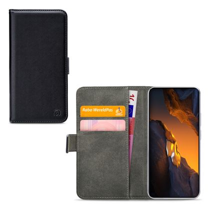 Mobilize Classic Gelly Wallet Housse POCO F5 Etui Porte-Monnaie - Noir