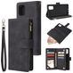 Mobigear Zipper Housse Samsung Galaxy A71 Etui Porte-Monnaie - Noir