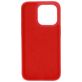 Mobiparts Coque iPhone 14 Pro Coque arrière en Silicone - Scarlet Red