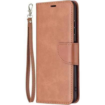 Mobigear Excellent Samsung Galaxy A22 5G Étui Portefeuille - Marron