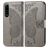 Mobigear Butterfly Housse Sony Xperia 5 IV Etui Porte-Monnaie - Gris